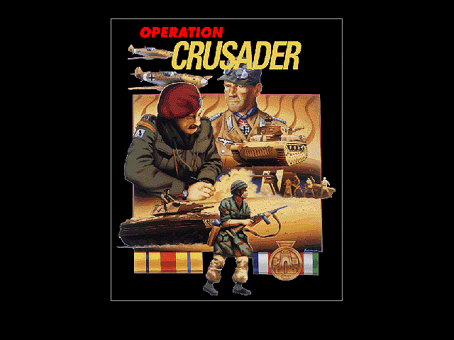 Title screen of Operation Crusader