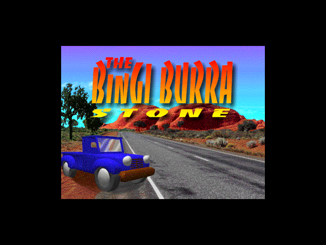 Title screen of Wallobee Jack: The Bingi Burra Stone
