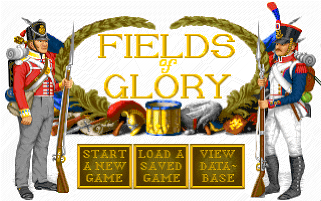 Title screen of Fields of Glory