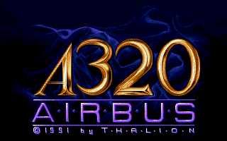 Title screen of A320 Airbus: Edition Europa