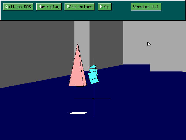 Gameplay of Maze Wars