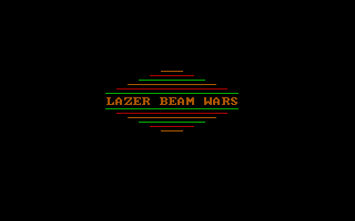 Title screen of Lazer Beam Wars