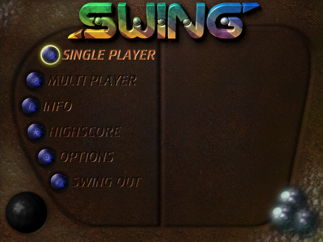 Title screen of Marble Master