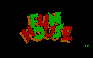 Title screen of Fun House