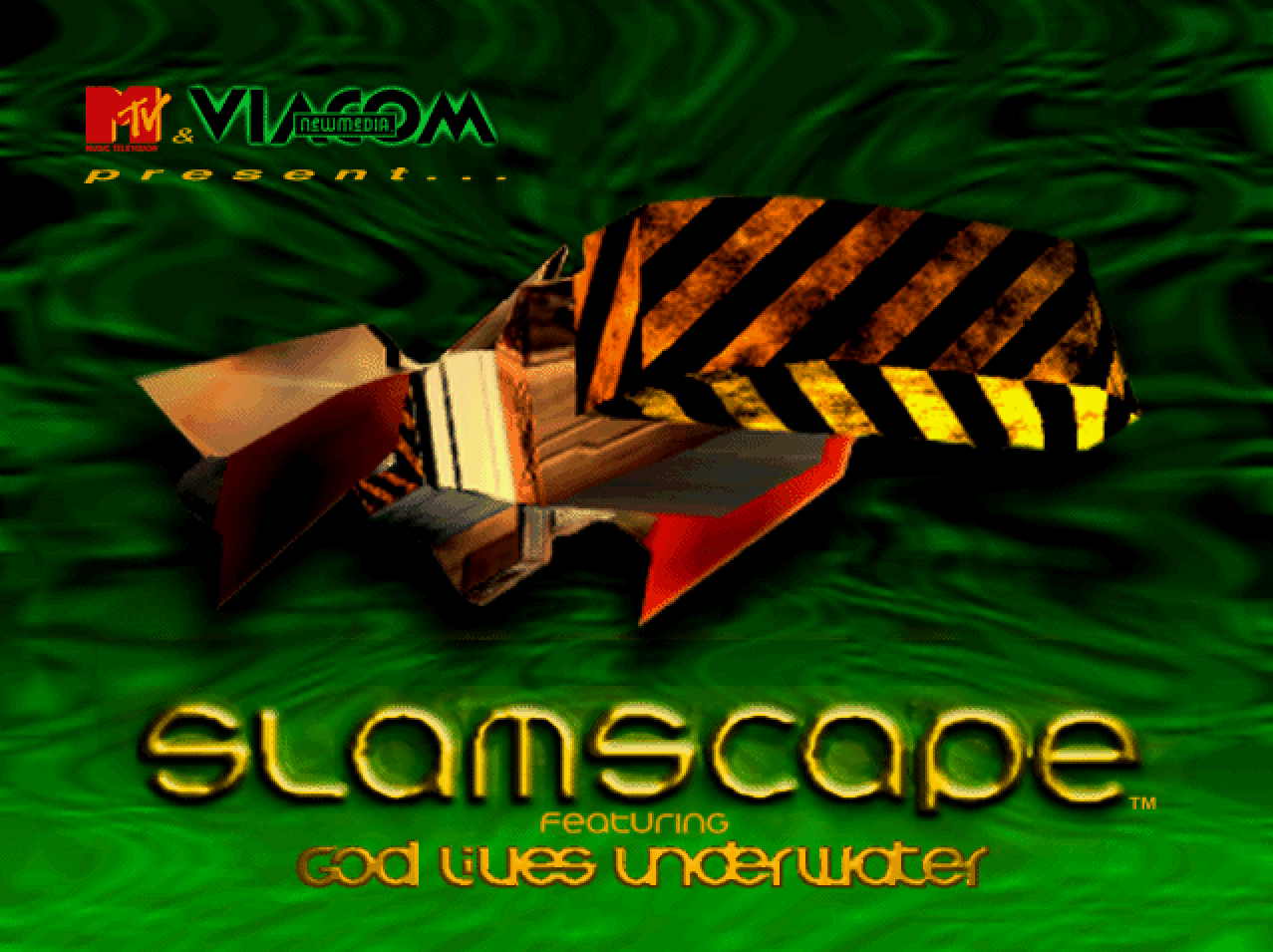 Title screen of Slamscape