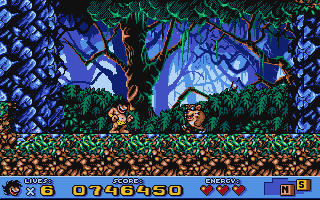 Gameplay of Prehistorik 2
