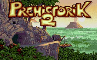 Title screen of Prehistorik 2