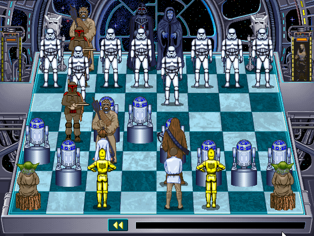 Gameplay of The Software Toolworks' Star Wars Chess