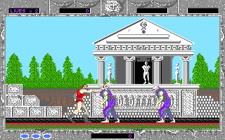 Gameplay of Altered Beast