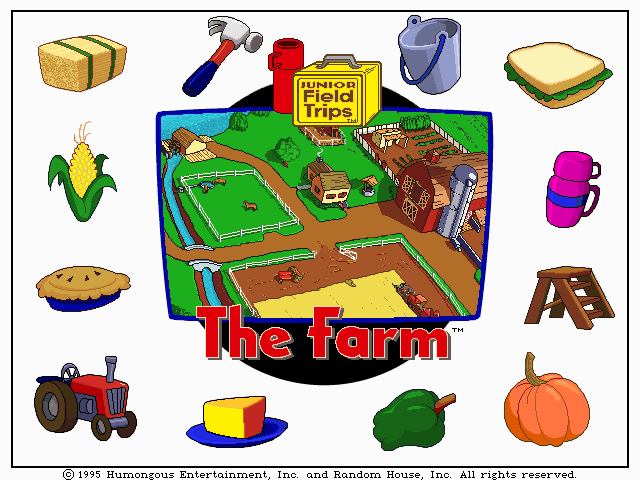 Title screen of Let's Explore The Farm