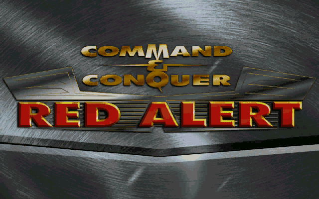 Title screen of Command And Conquer - Red Alert
