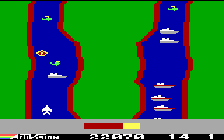 Gameplay of River Raid