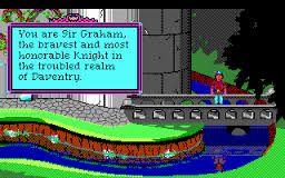 Gameplay of King's Quest I: Quest for the Crown (SCI Remake)