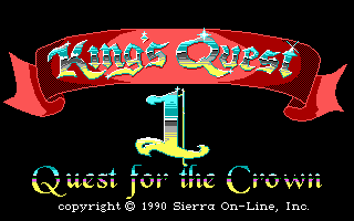 Title screen of King's Quest I: Quest for the Crown (SCI Remake)