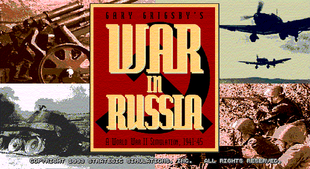 Title screen of Gary Grigsby's War in Russia