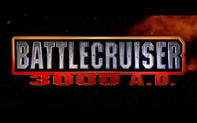 Title screen of Battlecruiser 3000AD