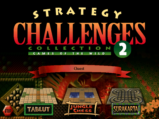 Title screen of Strategy Challenges Collection 2: In the Wild