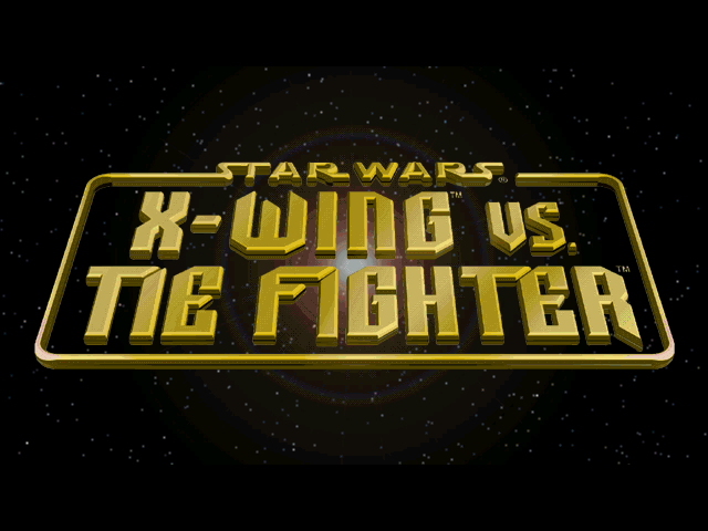 Title screen of Star Wars: X-Wing vs. TIE Fighter: Flight School