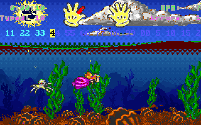 Gameplay of Mario Teaches Typing