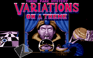 Title screen of Theme Park Mystery